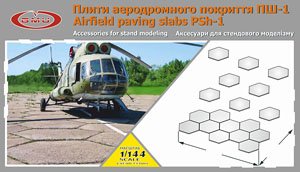 PSh-1 ロシア飛行場用 六角形タイル (280個入り) (プラモデル)