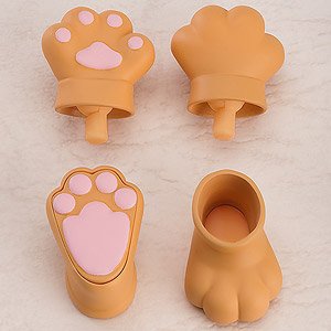 ねんどろいどどーる アニマルハンドパーツセット (ちゃいろ) (フィギュア)