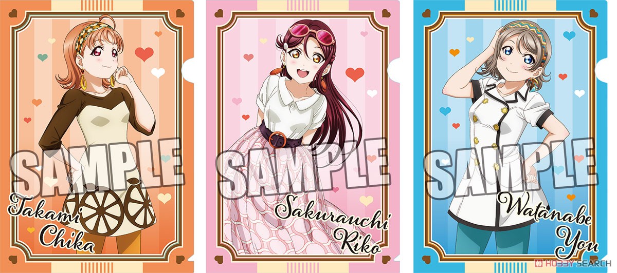 ラブライブ！サンシャイン!! クリアファイル3枚セット 「2年生」 Part.5 (キャラクターグッズ) 商品画像7