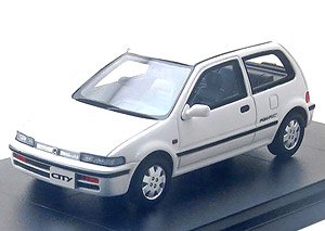 Honda CITY CR-i (1988) ニューポーラホワイト (ミニカー)