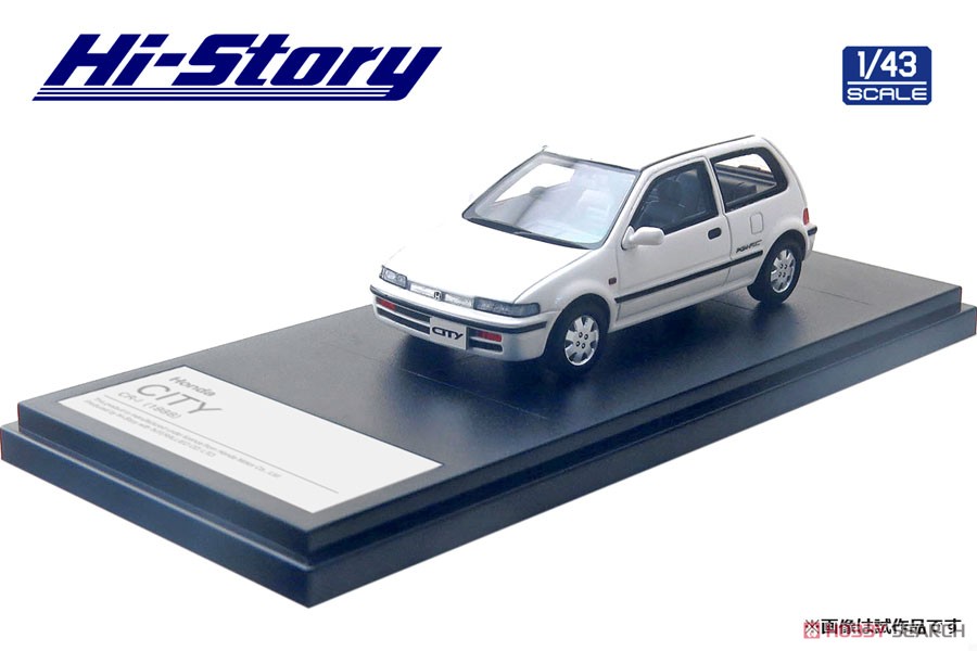 Honda CITY CR-i (1988) ニューポーラホワイト (ミニカー) 商品画像1