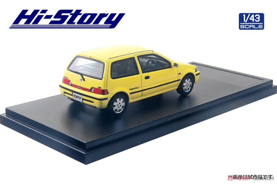Honda City CR-i (1988) Pear Yellow (Diecast Car) Item picture2