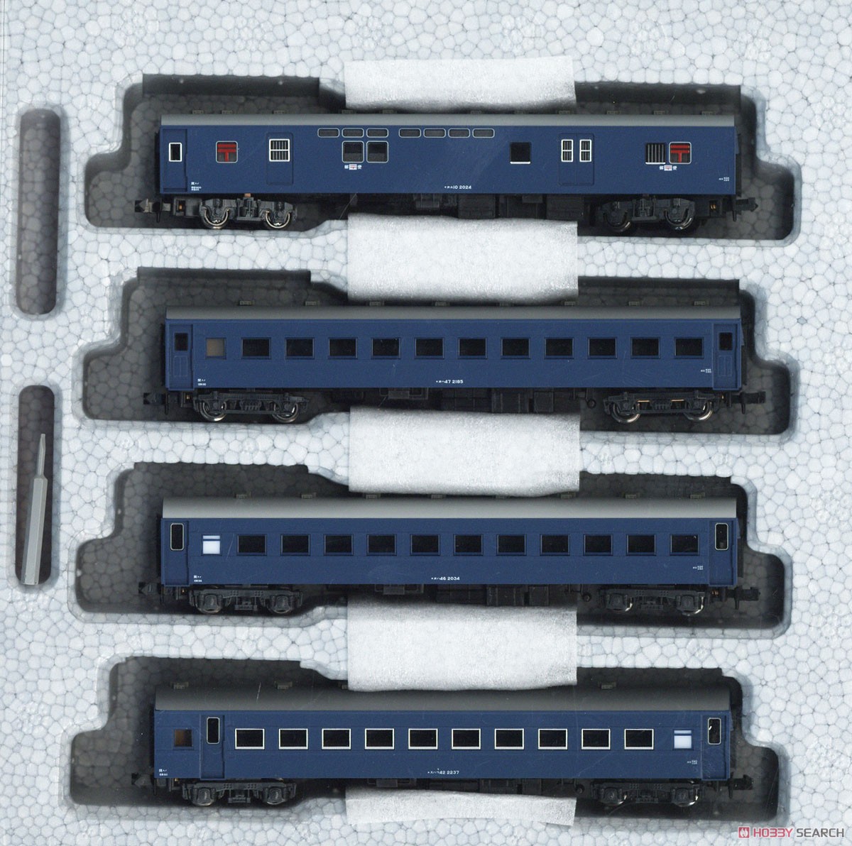 旧形客車 4両セット (ブルー) (4両セット) (鉄道模型) 商品画像1