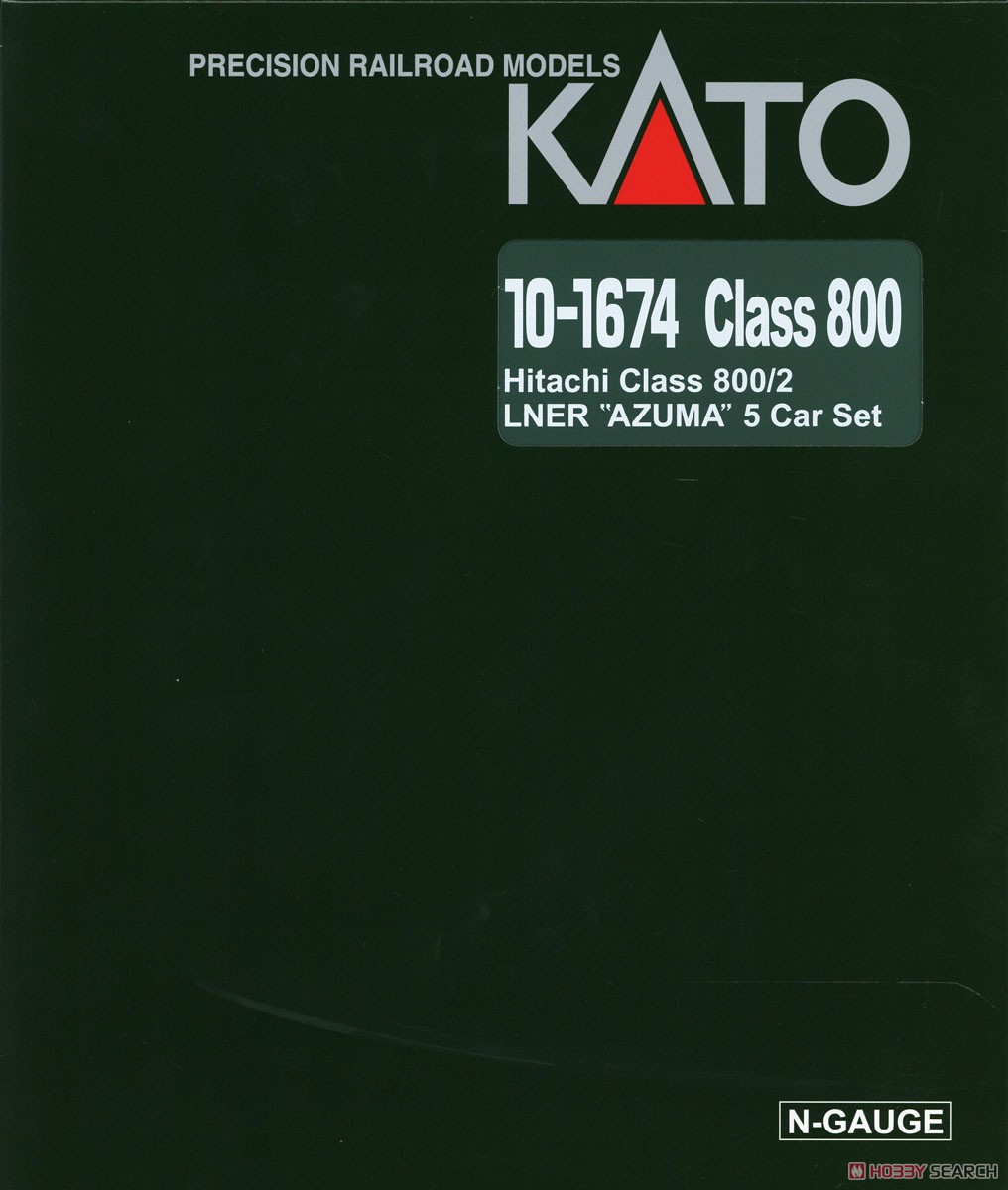LNER Class800/2 `AZUMA` 5 Car Set (英国鉄道 Class800/2 LNER`AZUMA`) (5両セット) ★外国形モデル (鉄道模型) パッケージ1