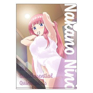 The Quintessential Quintuplets Season 2 A4 Clear File Vol.3 Nino Nakano (Stripe) (Anime Toy)