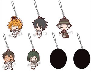 Nitotan The Promised Neverland Rubber Mascot (Set of 7) (Anime Toy)