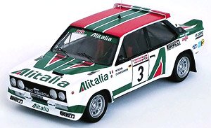 Fiat 131 Abarth 1978 Criterium do Quebec 1st #3 Walter Rohrl / Christian Geistdorfer (Diecast Car)