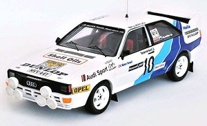 Audi Quattro 1985 Rally Sweden #10 Malcom Wilson / Nigel Harris (Diecast Car)