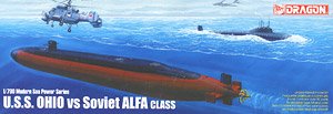 U.S.S.Ohio vs Soviet Alfa Class (Plastic model)