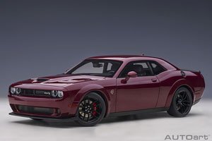 Dodge Challenger SRT Hellcat Widebody 2018 (Metallic DarkRed) (Diecast Car)