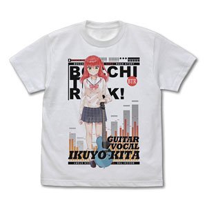 Bocchi the Rock! Ikuyo Kita Full Color T-Shirt White XL (Anime Toy)