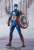 S.H.Figuarts Captain America -(Battle Damage) Edition- (Avengers) (Completed) Item picture1