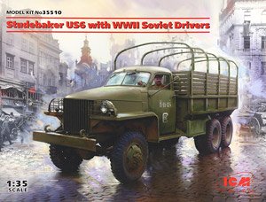 Studebaker US6 with WWII Soviet Driver (Plastic model)
