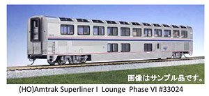 (HO) Amtrak Superliner I Lounge Phase IV #33024 ★外国形モデル (鉄道模型)
