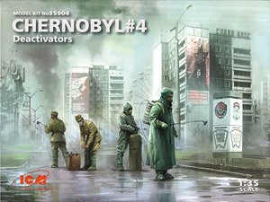Chernobyl #4 Deactivators (4 Figures) (Plastic model)