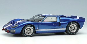 GT40 Mk.II Street ver.1966 Metallic Blue / White Stripe (Diecast Car)