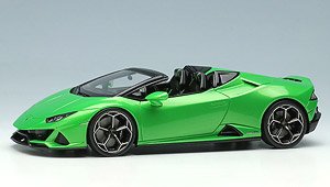 Lamborghini Huracan EVO Spyder 2019 (AESIR Wheel) Verde Selvans (Pearl Green) (Diecast Car)