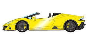 Lamborghini Huracan EVO Spyder 2019 (AESIR Wheel) Pearl Yellow (Diecast Car)