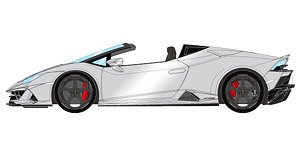 Lamborghini Huracan EVO Spyder 2019 (AESIR Wheel) Silver (Diecast Car)
