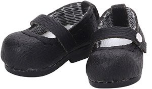 Picco P Strap Shoes (Black) (Fashion Doll)
