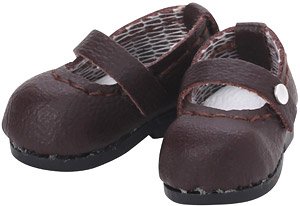 Picco P Strap Shoes (Dark Brown) (Fashion Doll)