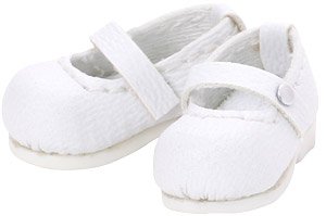 Picco P Strap Shoes (White) (Fashion Doll)