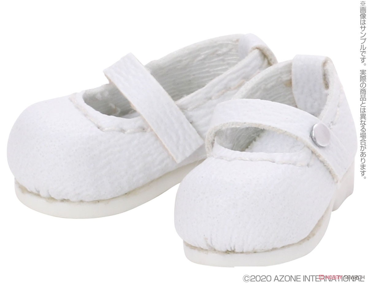 Picco P Strap Shoes (White) (Fashion Doll) Item picture1