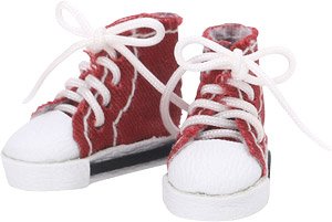 Picco P High Cut Sneaker (Red) (Fashion Doll)