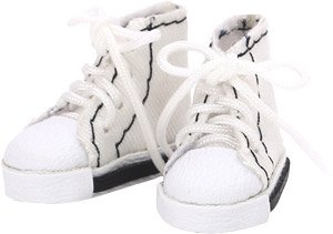 Picco P High Cut Sneaker (White) (Fashion Doll)