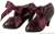 50 Classical Ribbon Shoes (Maroon) (Fashion Doll) Item picture1