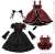 45 Nekomimi Gothic Jumper Skirt Set (Red Check x Black) (Fashion Doll) Item picture1