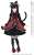 45 Nekomimi Gothic Jumper Skirt Set (Red Check x Black) (Fashion Doll) Other picture1