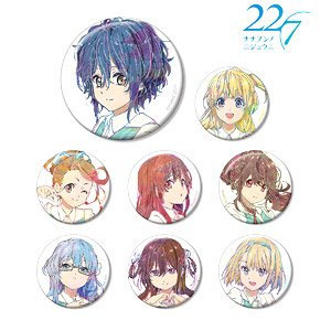 22/7 Trading Ani-Art Can Badge (Set of 8) (Anime Toy)