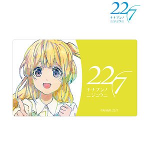 22/7 Sakura Fujima Ani-Art Card Sticker (Anime Toy)