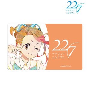 22/7 Miyako Kono Ani-Art Card Sticker (Anime Toy)