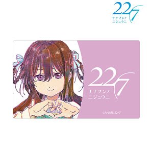 22/7 Ayaka Tachikawa Ani-Art Card Sticker (Anime Toy)