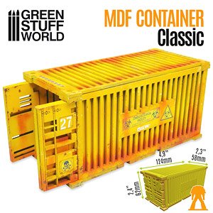 Diorama Accessory Classic Shipping Container (Plastic model)