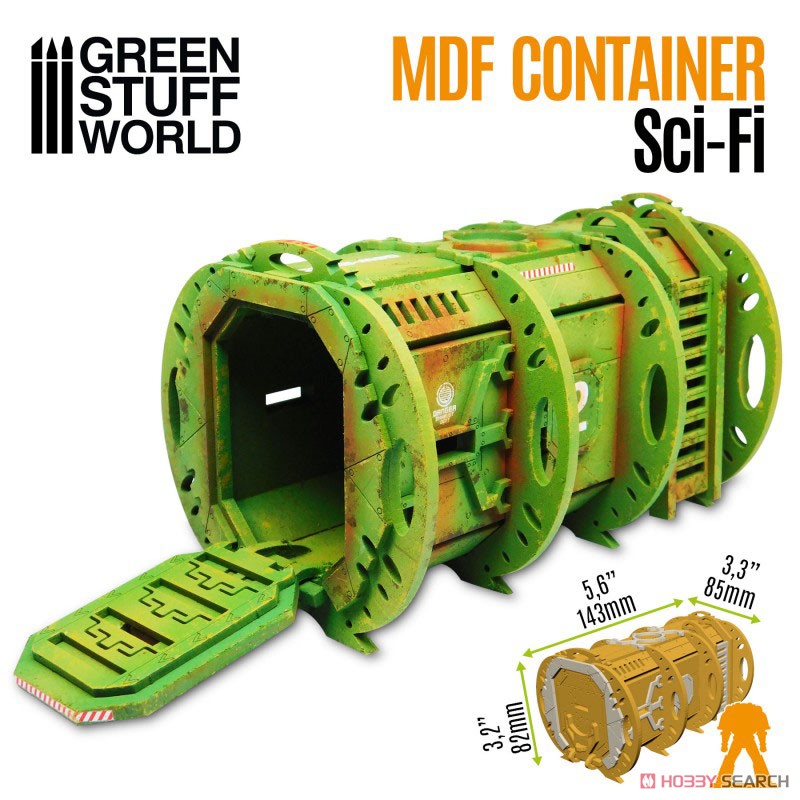 Diorama Accessory SciFi Container Pod (Plastic model) Other picture1
