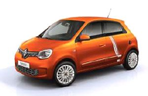 Renault Twingo Electric `Vibes` 2021 Valencia Orange (Diecast Car)