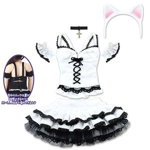 PNM Sexy Cat Set (White) (Fashion Doll)