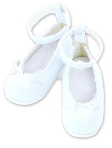 PNM Cat Shoes (Enamel White) (Fashion Doll)