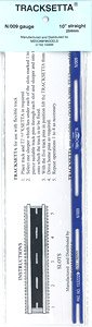(N) Straight Template (254mm / 10 inch) (Model Train)