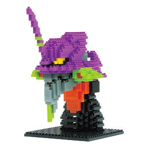 nanoblock Evangelion Unit 01 (Head) (Block Toy)