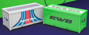 Set of 2 Containers RWB Rough Rhythm (ミニカー)