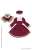 Holy Night Date Clothes Set (Bordeaux) (Fashion Doll) Item picture1