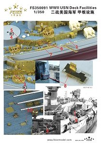 WW.II U.S. Navy Deck Facilities (Plastic model)
