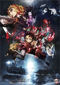 Demon Slayer: Kimetsu no Yaiba the Movie: Mugen Train Mini Clear Poster B (Anime Toy)