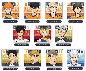 Acrylic Coaster Haikyu!! To The Top (Set of 11) (Anime Toy)