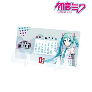 Hatsune Miku Desktop Acrylic Perpetual Calendar (Anime Toy)