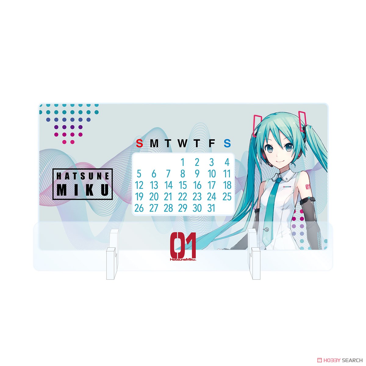 Hatsune Miku Desktop Acrylic Perpetual Calendar (Anime Toy) Item picture2